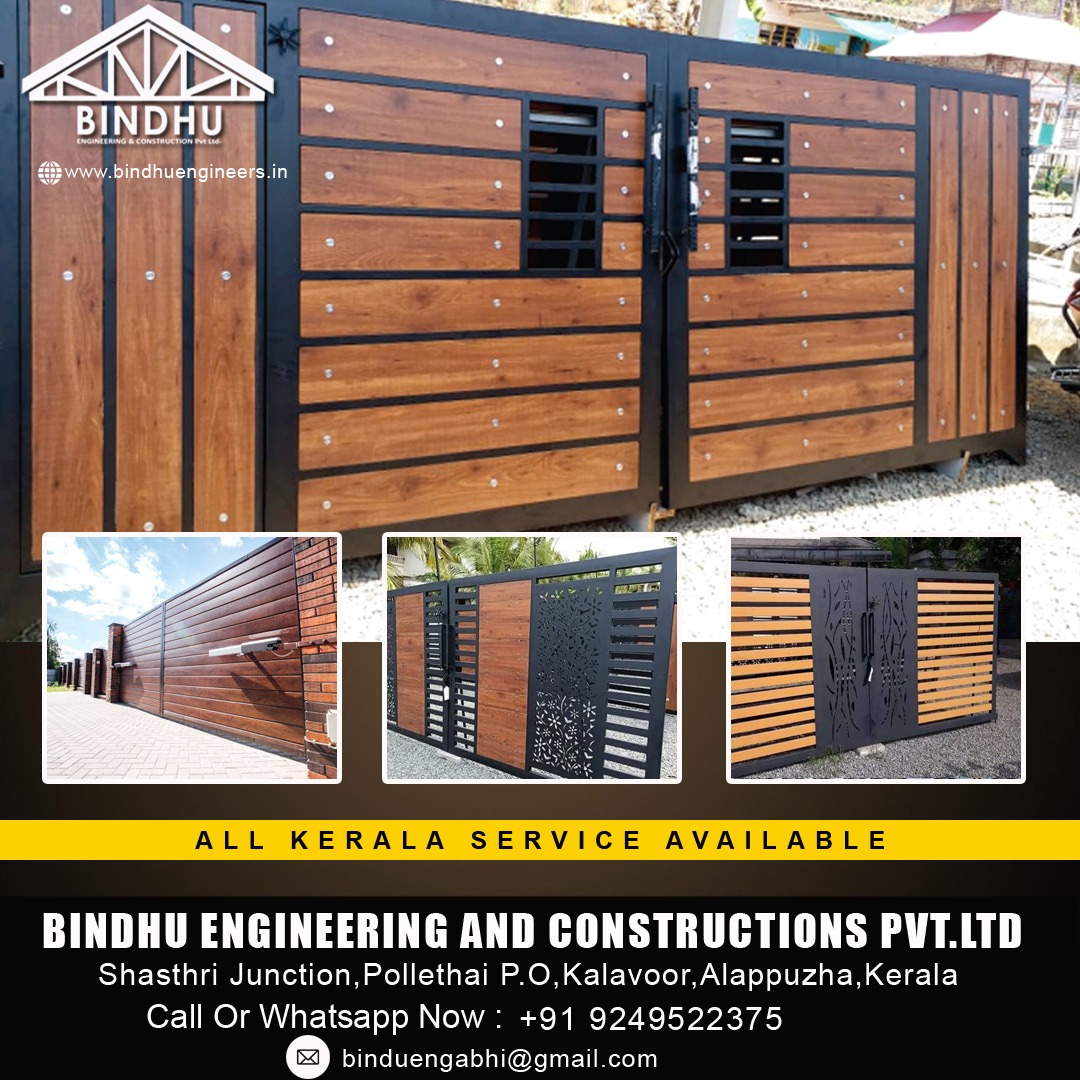 top roofing work and gate work team in alappuzha kerala